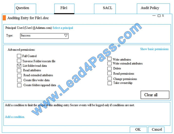 lead4pass 70-744 exam question q7