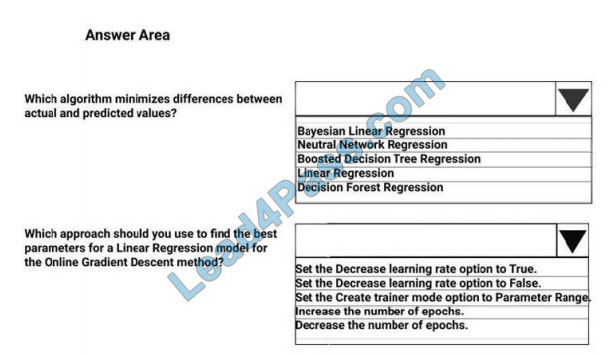 pursue4pass dp-100 exam questions q8-1